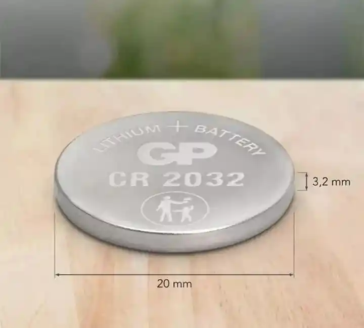 Pila Cr2032 Gp 3 Voltios Lithium Cartón X5 Baterías
