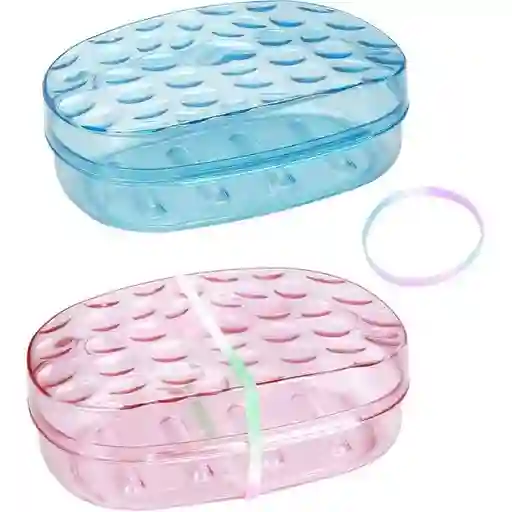Jabonera De Plastico Con Tapa