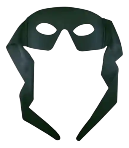 Halloween Antifaz Negro Disfraz Elegante Super Héroe Zorro