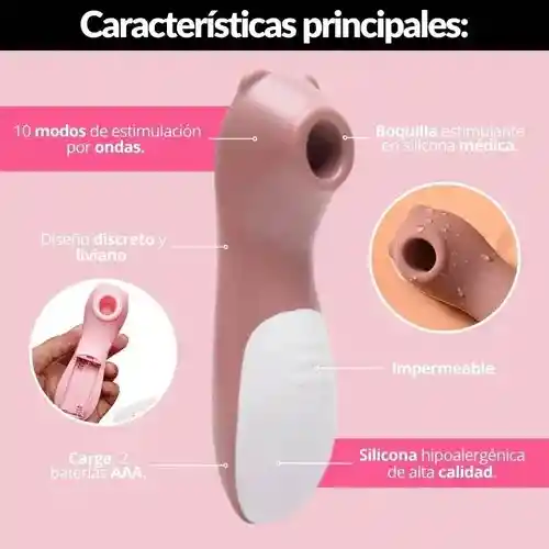 Vibrador Succionador De Clítoris Luxury