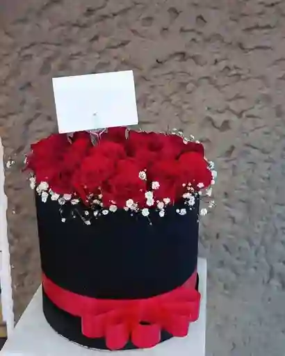 Cilindro Rosas Rojas