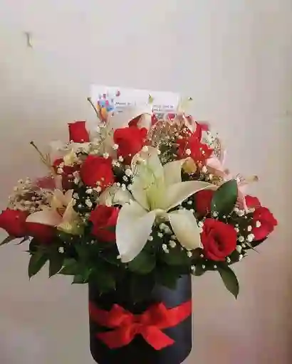 Cilindro Rosas, Lirio