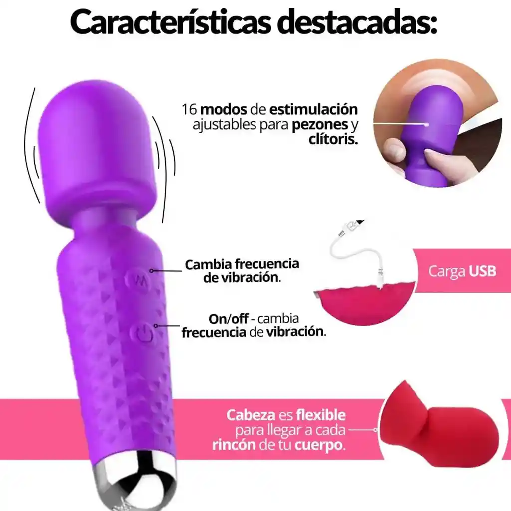 Vibrador Masajeador Hot Mini