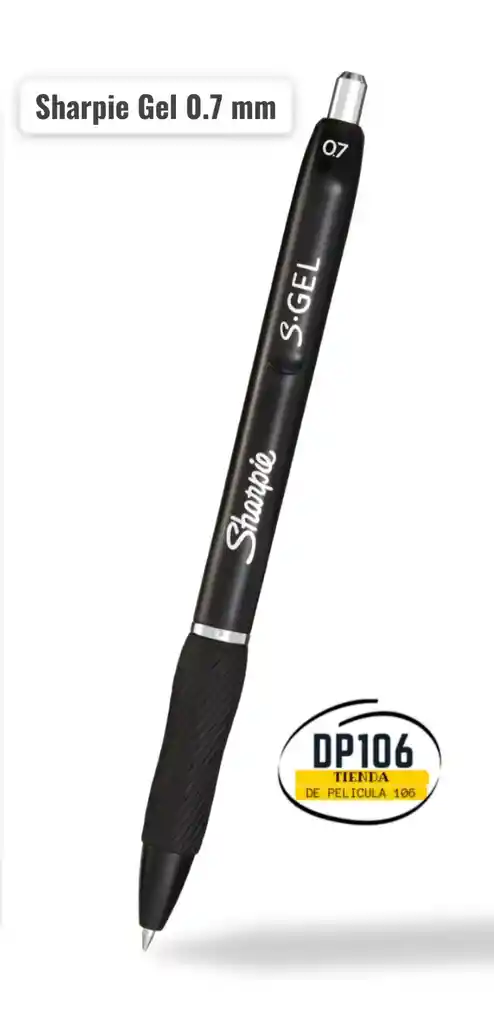 Sharpie Gel Punta Fina 0.7 Mm Color Negro
