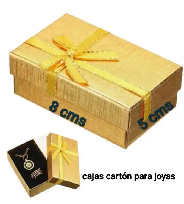 Cajas Para Joyeria, Caja De Regalo En Cartón