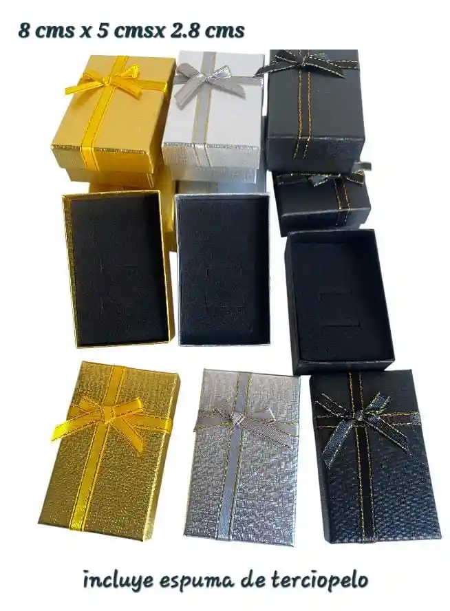 Cajas Para Joyeria, Caja De Regalo En Cartón