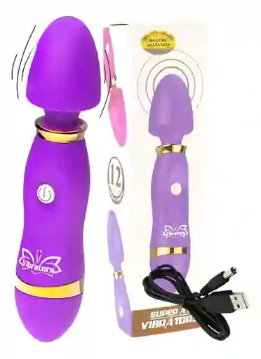 Vibrador Masajeador Stong Carga Usb - 12 Modos Vibración