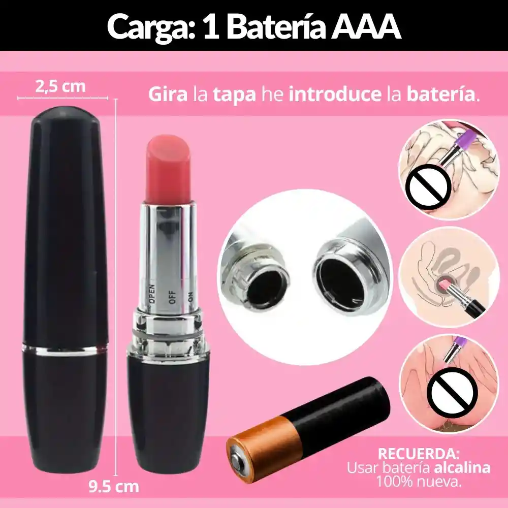 Vibrador Labial Discreto Y Potente