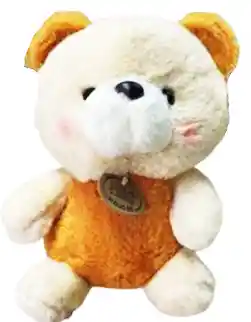 Oso, Peluche Color Naranja, 20 Cm..