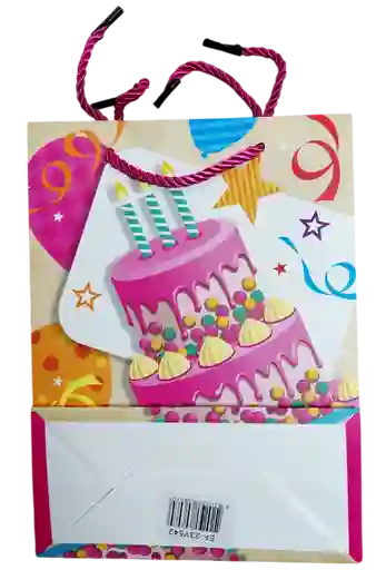 Bolsa Regalo M Cumpleaños 18,5x8,5x24cm 05