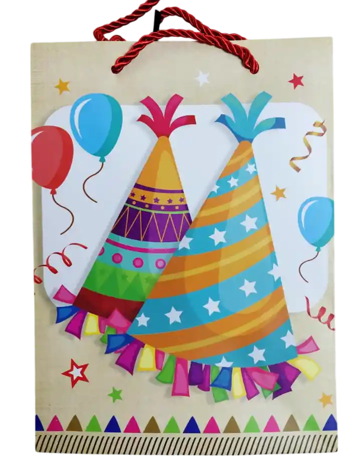 Bolsa Regalo M Cumpleaños 18,5x8,5x24cm 04