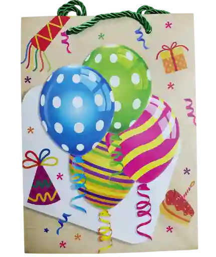 Bolsa Regalo M Cumpleaños 18,5x8,5x24cm 03