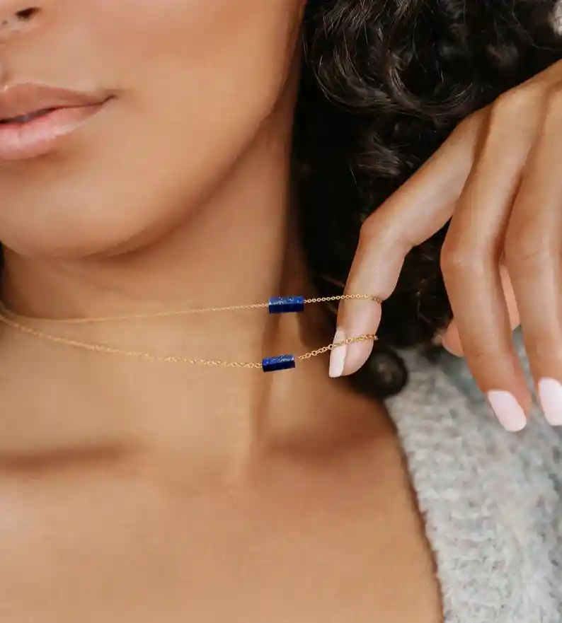Collar Lapislázuli