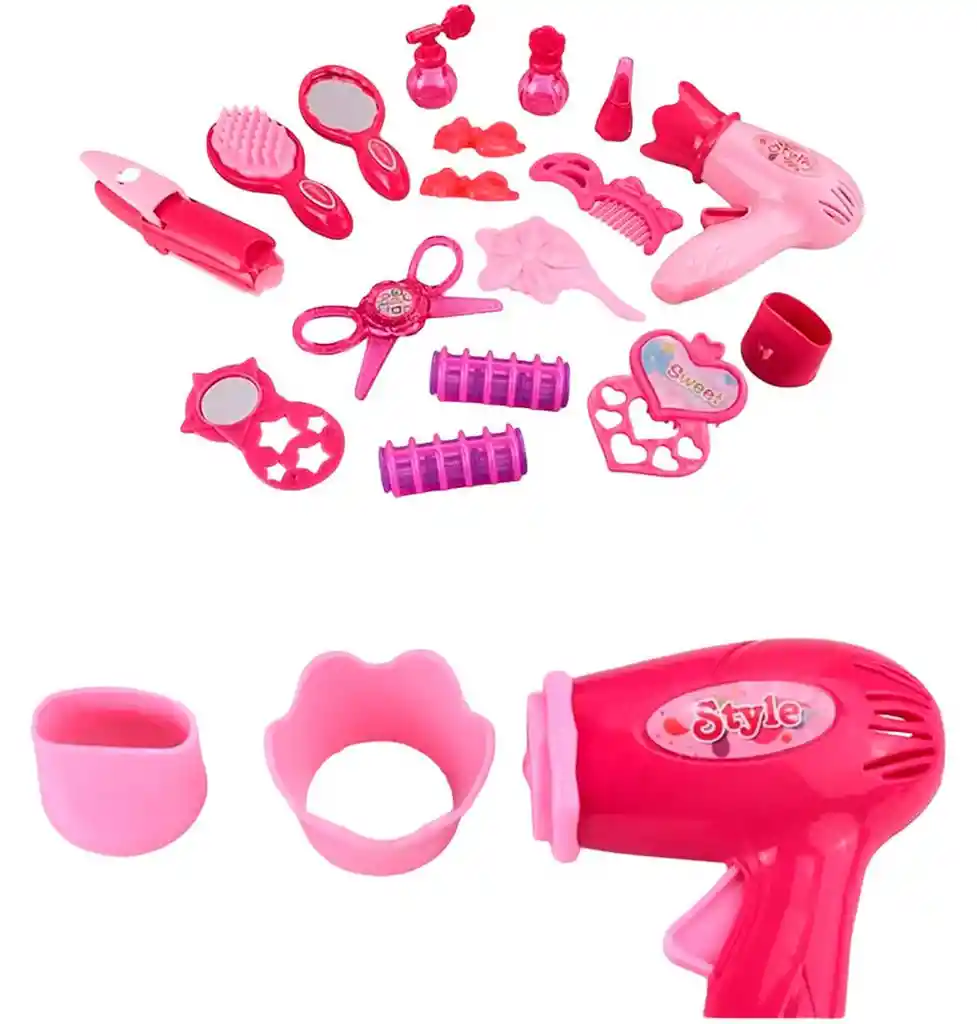 Maleta Niñas Accesorios Belleza Juguete Portable