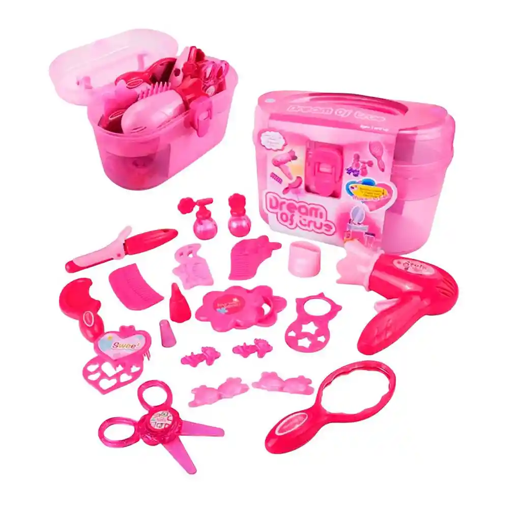 Maleta Niñas Accesorios Belleza Juguete Portable
