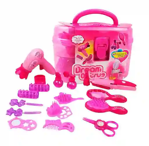 Maleta Niñas Accesorios Belleza Juguete Portable