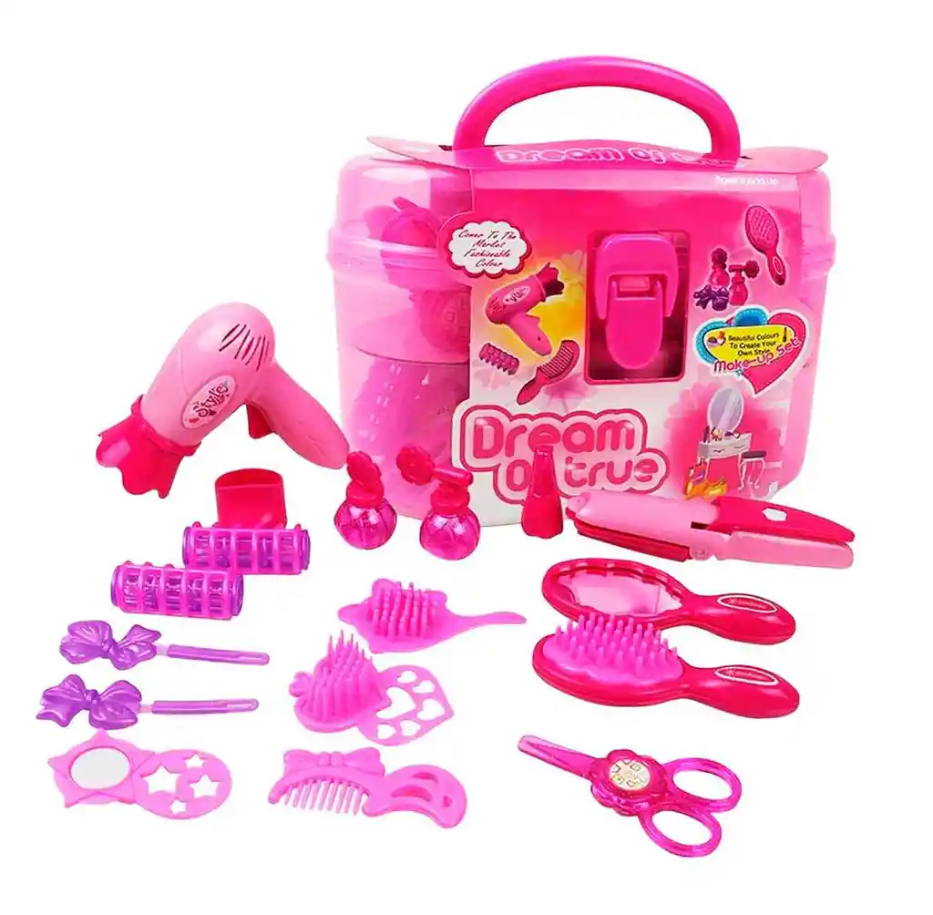Maleta Niñas Accesorios Belleza Juguete Portable