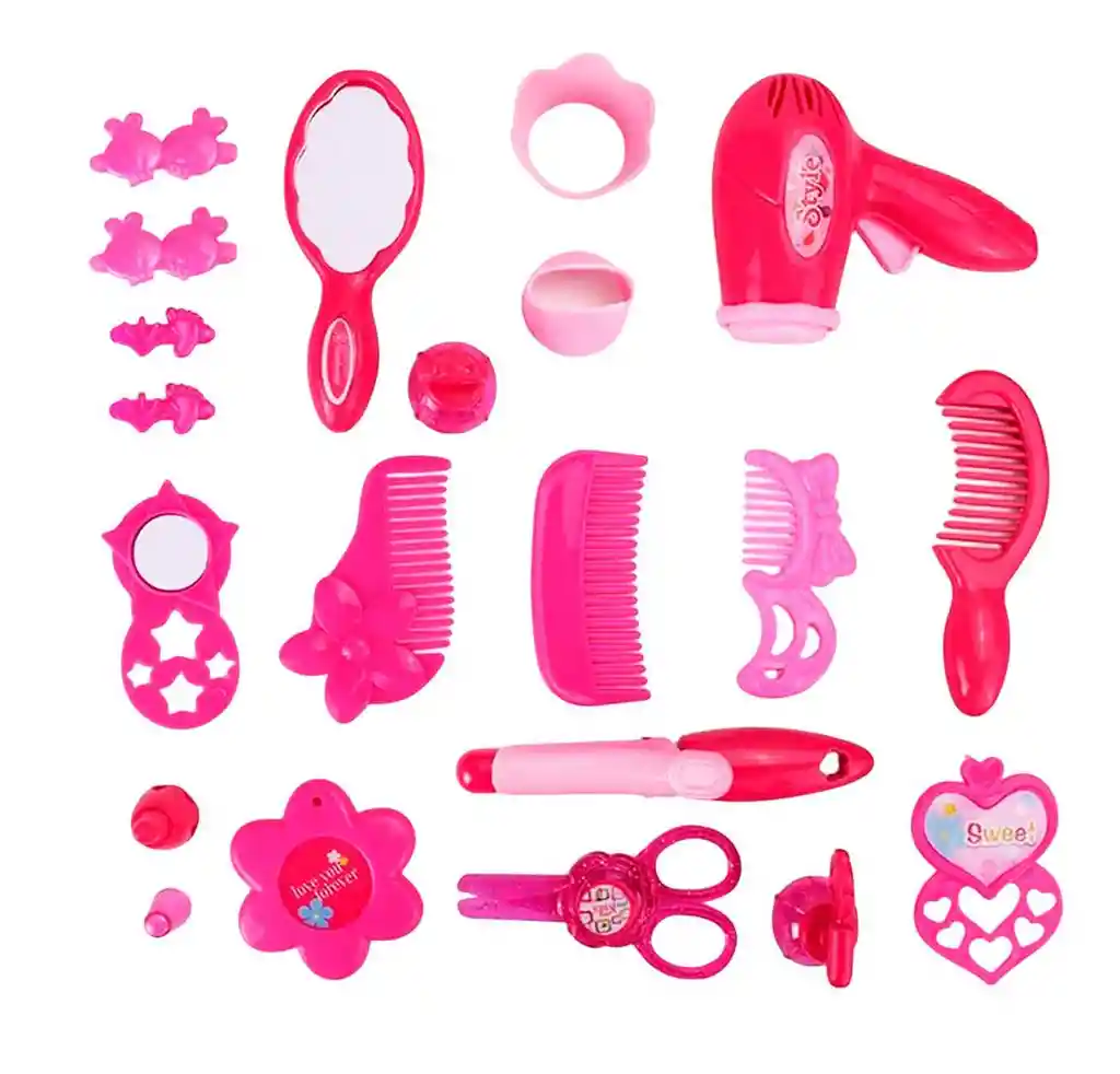 Maleta Niñas Accesorios Belleza Juguete Portable