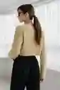 Suéter Para Mujer Con Trenzas Holgado ,ombliguero