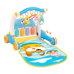 Piano Andadera 2 En 1 Tablero Desarrollo Motriz Niños