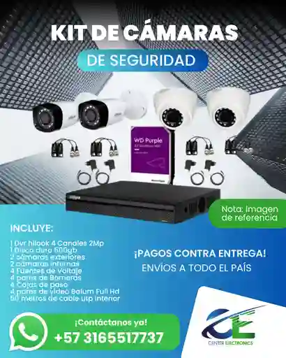 Kit De 4 Camaras Hilook