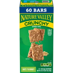 Nature Valley Barras Crujientes De Avena Y Miel 100% Natural 30 Unidades