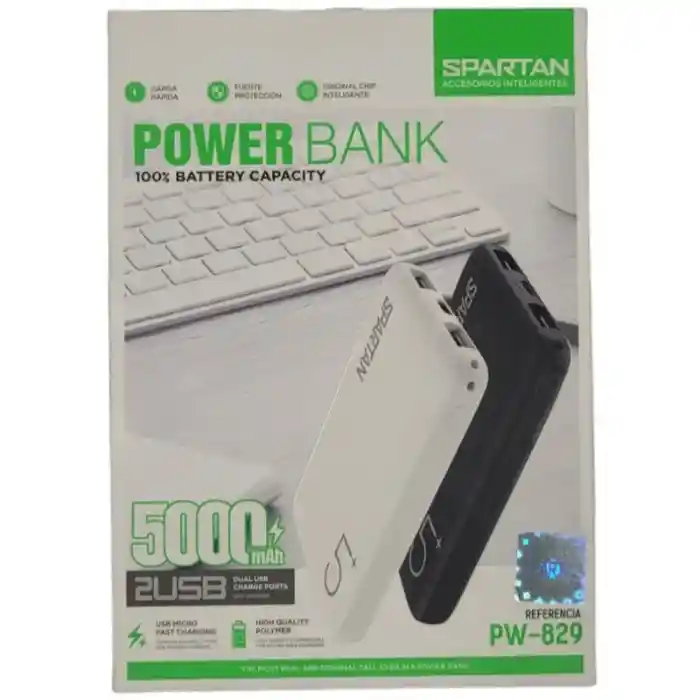 Cargador Xiaomi 67w + Power Banck Spartan 5000mah