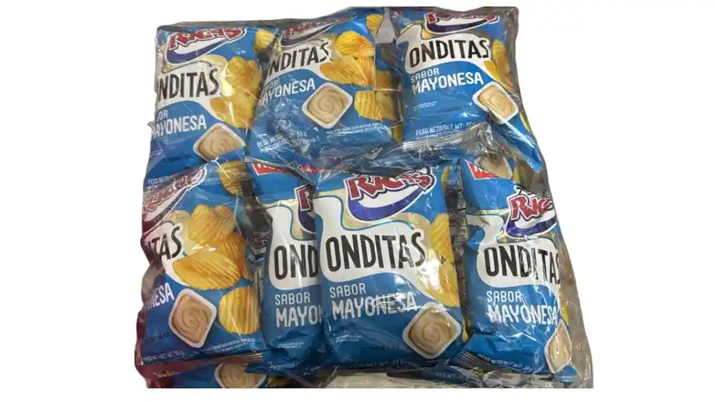 Papas Super Ricas Ondaditas Mayonesa 30g X 12und