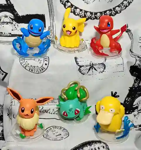 Set X 6 Figuras Pokémon Fire