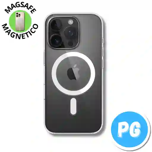 Estuche Space Magsafe Para Iphone 16 Pro Max Transparente (magnetico)