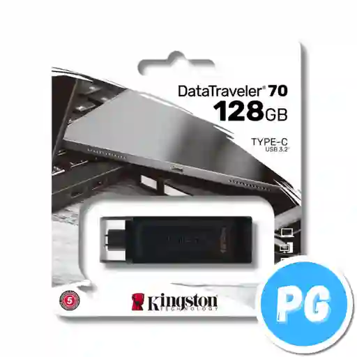Memoria Usb-c 3.2 Kingston 128gb Windows, Mac O Celular
