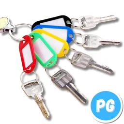 Paquete Identificador Llaves Plastico X10 Unds Surtido
