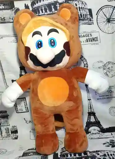 Peluche Tanooki Super Mario Bros 40 Cms