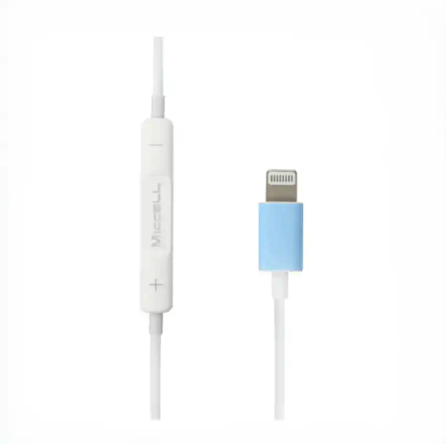 Audifonos Auriculares Alambricos Manos Libres Lightning Blancos