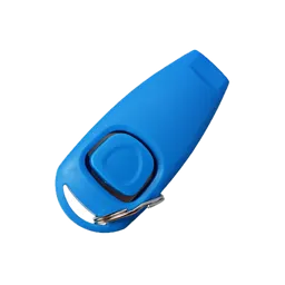 Clicker + Silbato 2 En 1 Para Entrenamiento De Perro/mascotas Azul