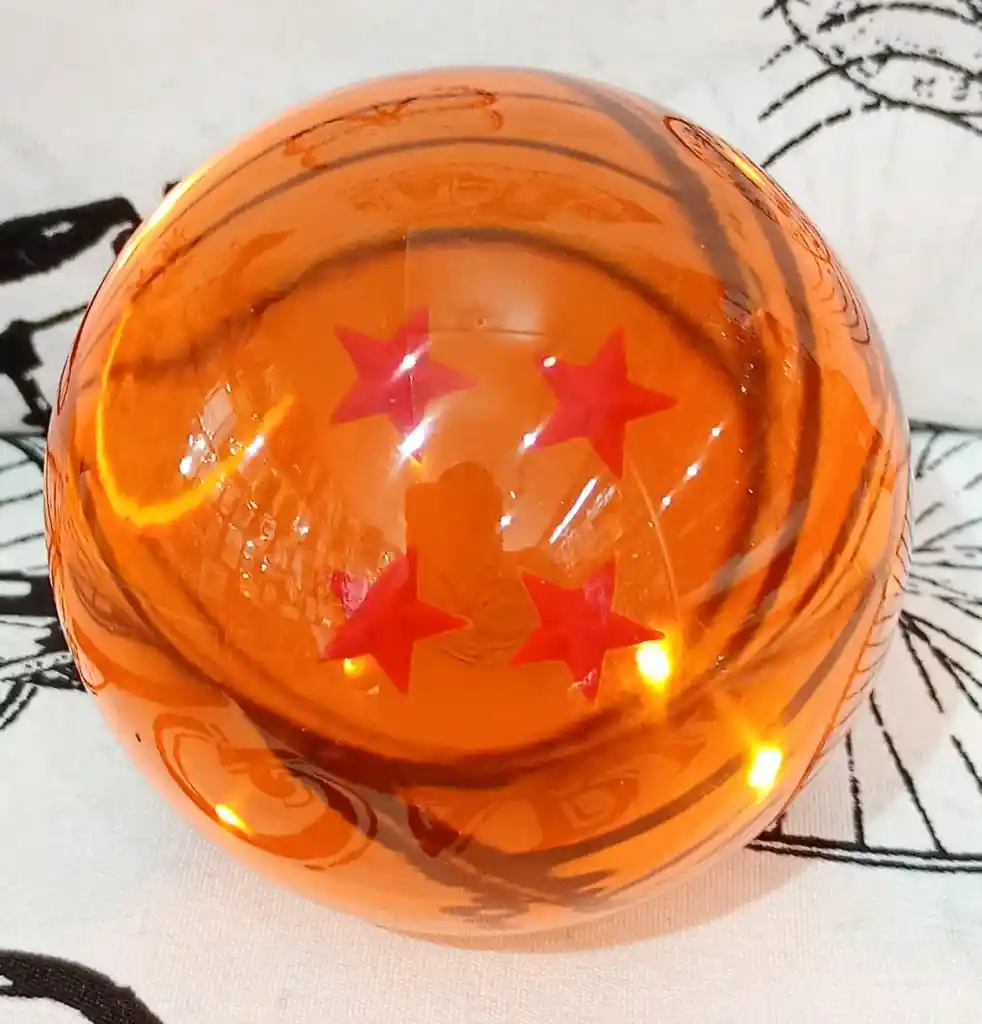 Esfera Del Dragón 4 Estrellas Dragon Ball Z 7 Cms