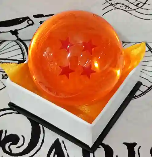 Esfera Del Dragón 4 Estrellas Dragon Ball Z 7 Cms