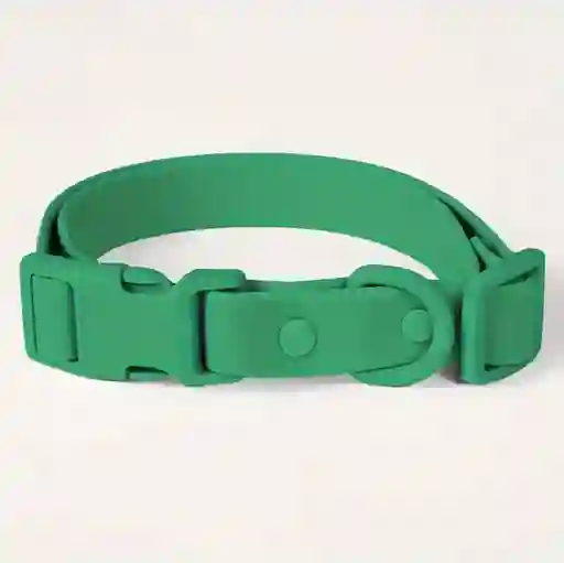 Collar Impermeable Para Perro - Pvc Resistente Talla S - Verde