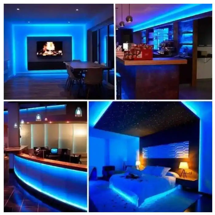 Cinta Led Tira Luces 5mts Rgb Multicolor Con Control