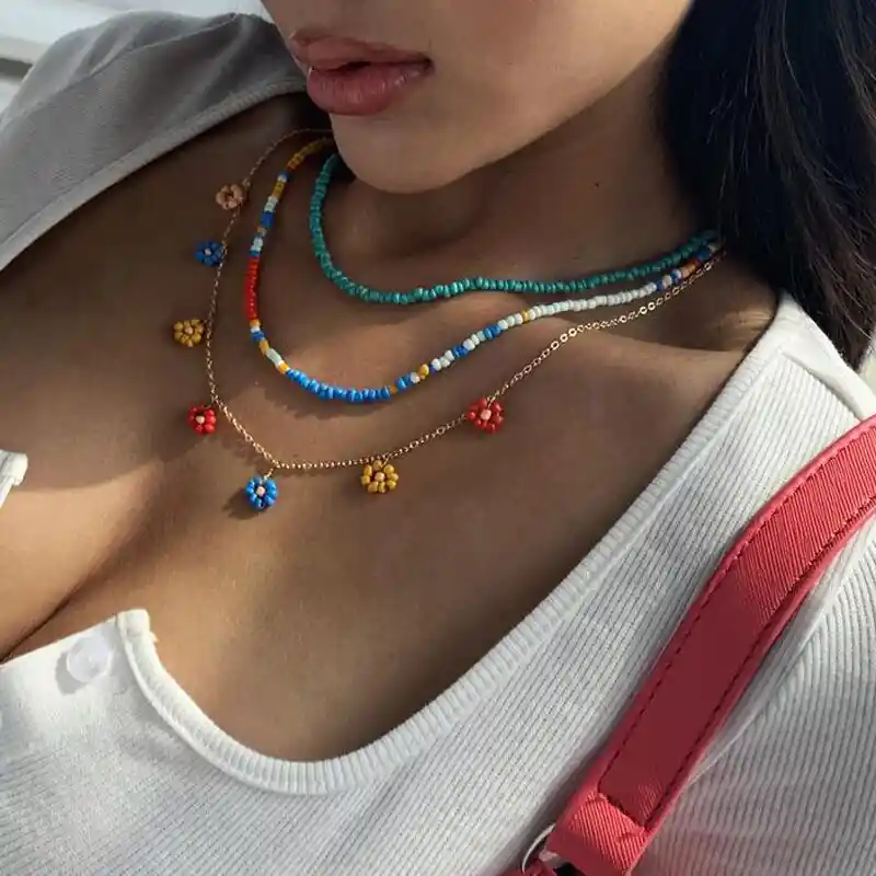 Collar Trío Floral