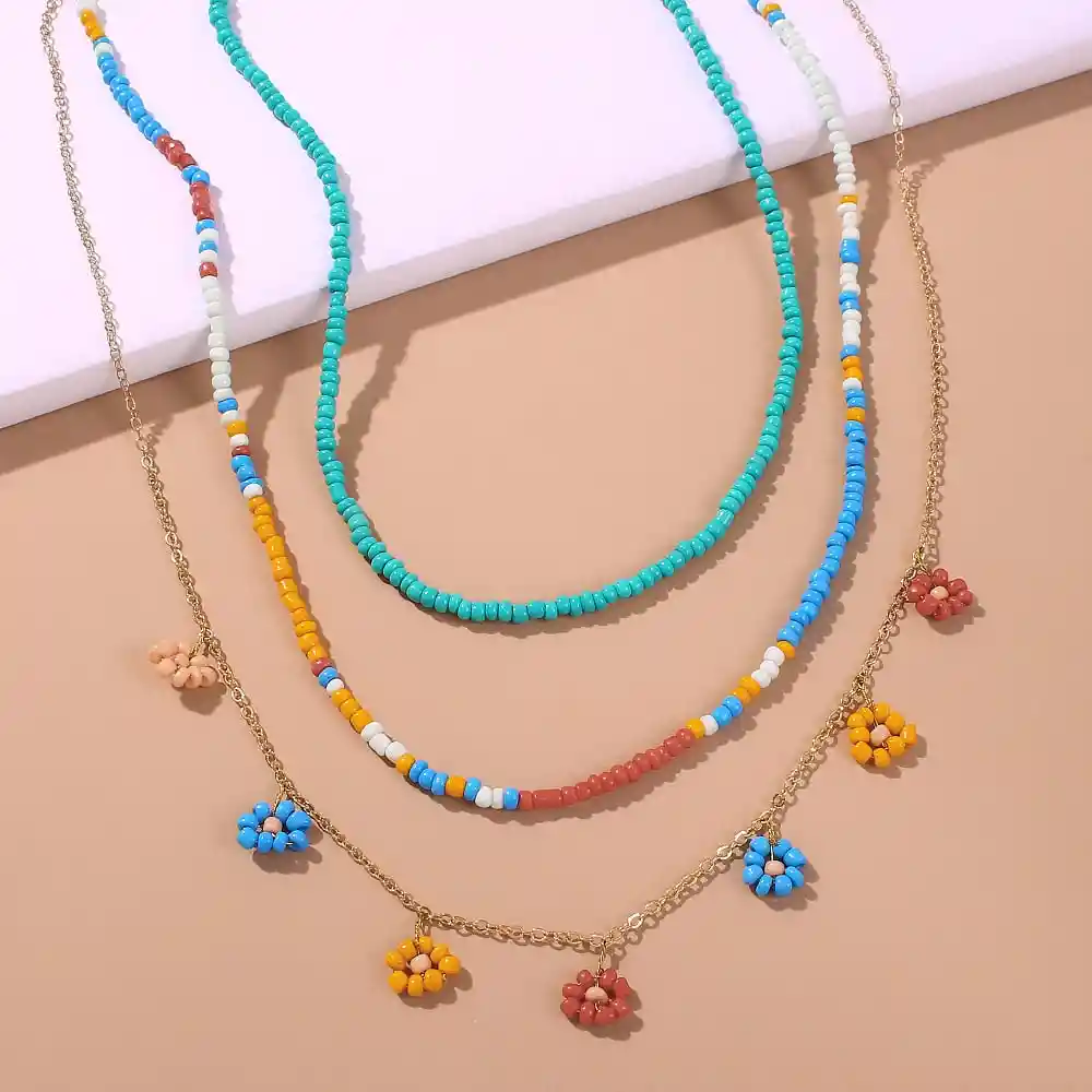 Collar Trío Floral