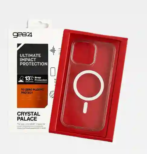 Funda Transparente Para Iphone 16 Pro Max Gear4 Crystal Palace Con Magsafe– Protección Antigolpes