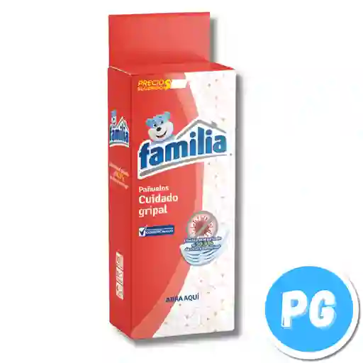 Sobre Pañuelos Familia X10 Pañuelos Triple Hoja Ultra Suaves