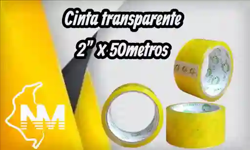 Cinta Transparente 2" ×50metros