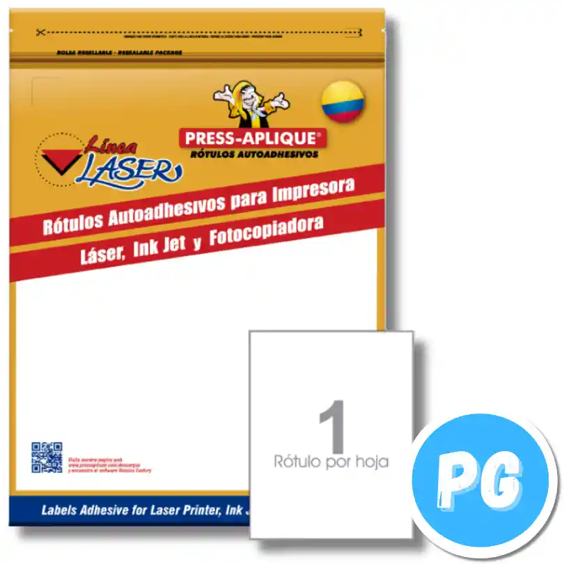 Paquete De Rotulos Stickers Press Aplique X30 Hojas Carta Hoja Completa Ref 3129