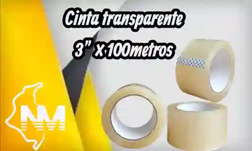 Cinta Transparente 3" ×100metros