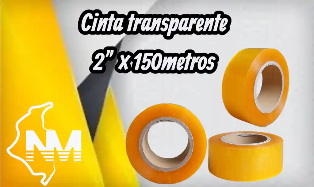 Cinta Transparente 2" ×150metros