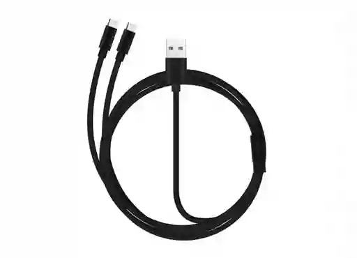 Cable Cargador Usb A Macho A Doble Usb C Macho 2m Ps5