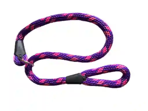 Collar De Ahogo Corto Rosado/morado