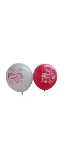 Globo En Helio De Amor Y Amistad